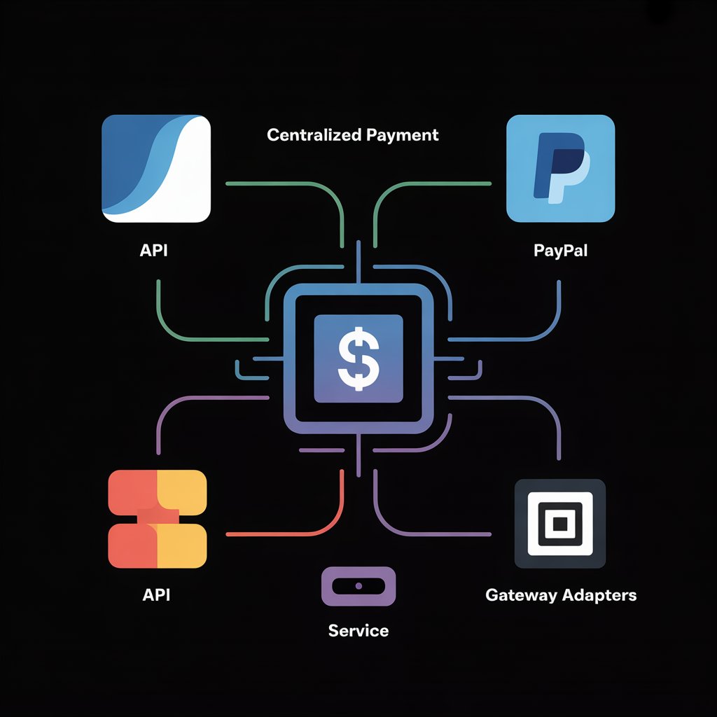 Future-state clean payment architecture with shared payment layer and isolated gateway integrations