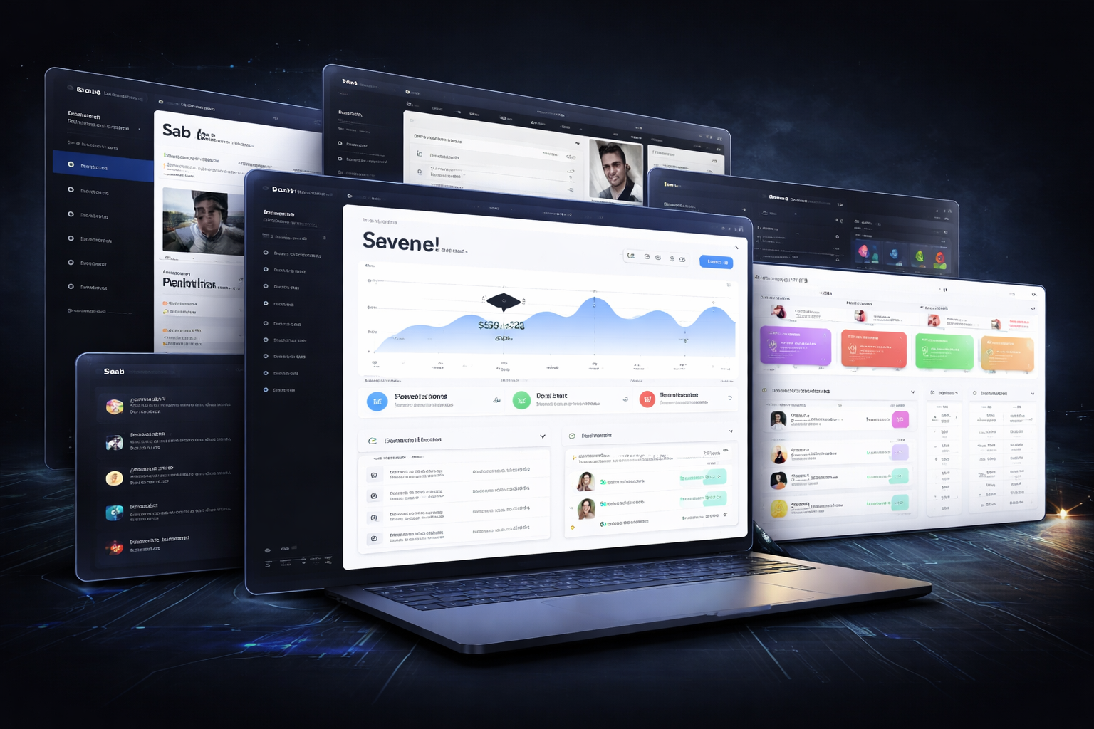 Contact section visual placeholder